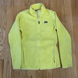 Patagonia Yellow Fleece Jacket